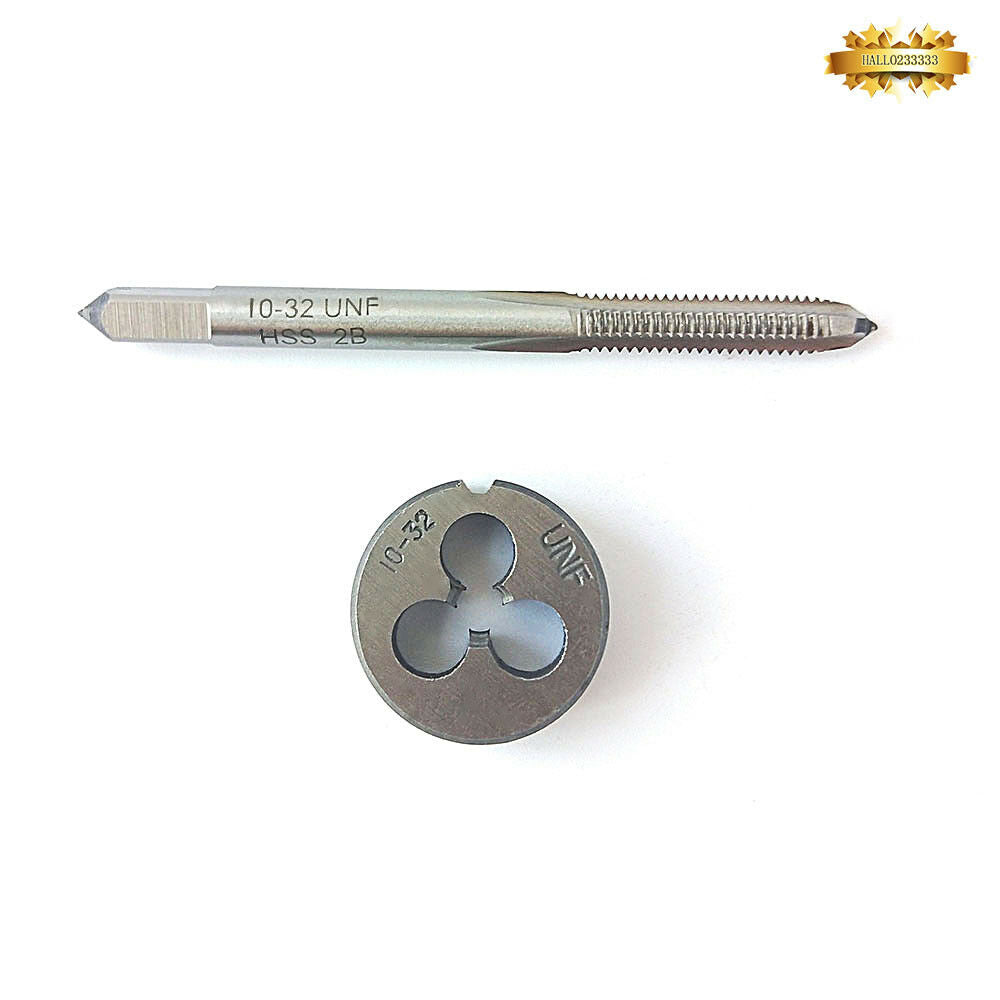 Tap 10-32 + Die 10-32 Threading 10-32 Superior quality HSS Right Hand tap die