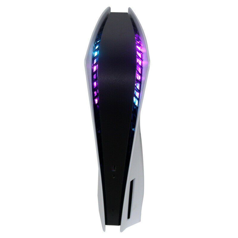 For PS5 Console Cooling Fan USB RGB Light Bar LED Decorative Strip Lighting SDE