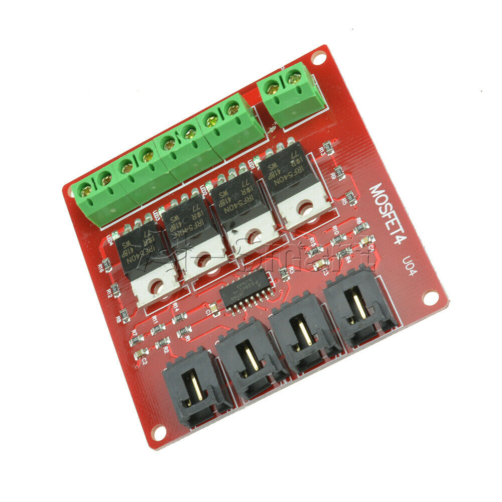 4 Channel/Route MOSFET Button Switch IRF540 V2.0+ MOSFET Switch Module Arduino