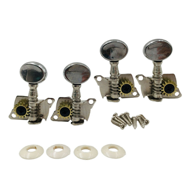 Pack of 4 Guitar Tuning Pegs Machine Head for 4-String Guitar Musical Instrument
