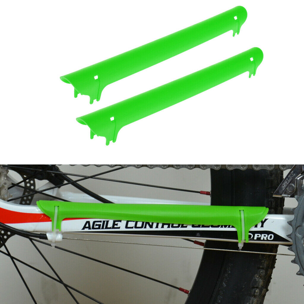 4pcs Bicycle Frame Chain Guard Rear Fork Cover Chainstay Protector Pad