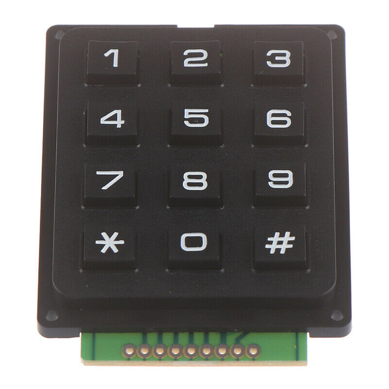12Key Membrane Switch Keypad 3 x 4 Matrix Keyboard Module Membrane Switch Key SJ