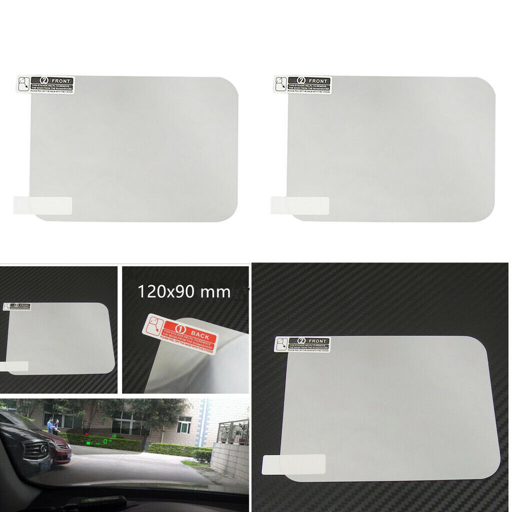2pcs 120mmx90mm Reflective Film For Phone Or HUD Head Up Display Anti-Dust