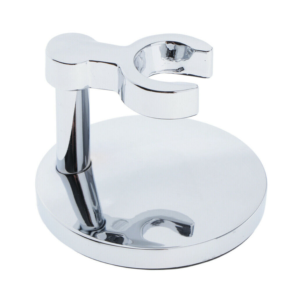 Stably Stainless Steel Mens Shaving Safety Razor Stand Holder Base Durable