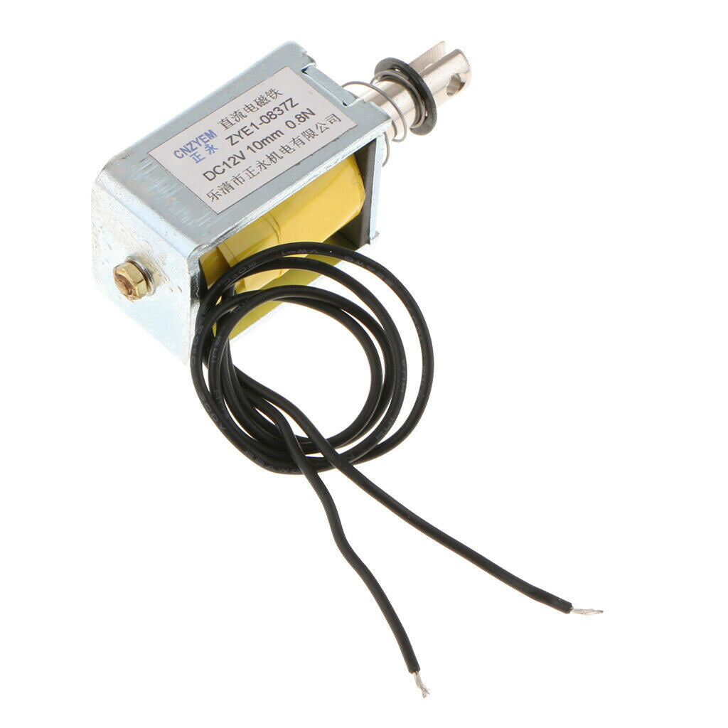 DC With Push Pull Solenoid Bolt Locks Automatically 12V