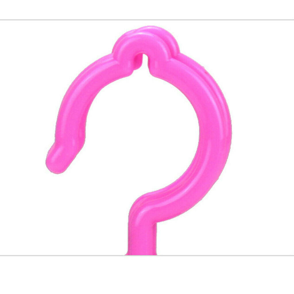 Plastic Coat Clothes Garment Trousers Hangers for Kids Baby Yellow