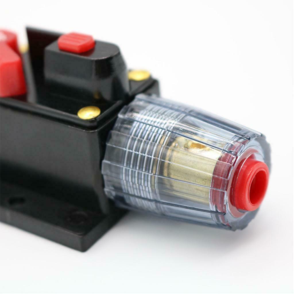 DC12V 24V 80AMP Car Audio Inline Circuit Breaker Fuse Manual Reset Switch