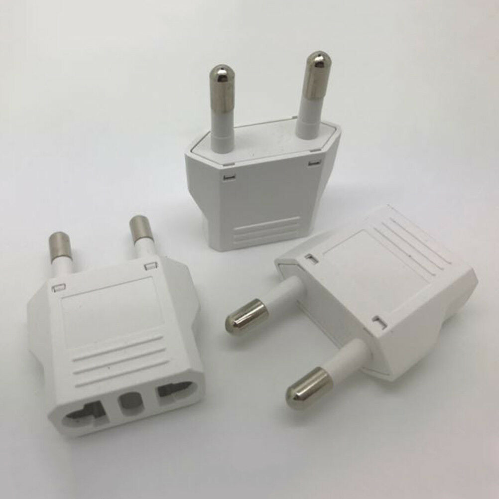 1Pc Travel Charger Wall AC Power Plug Adapter Converter US USA to EU Eur .l8