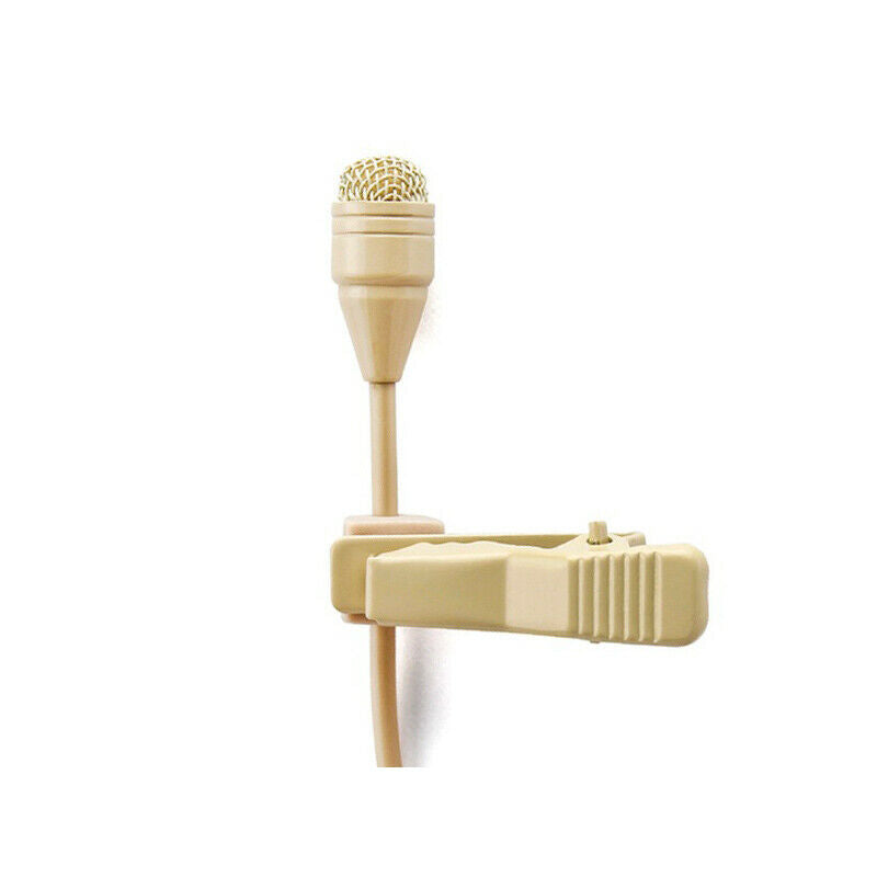 Lavalier Microphone for sennheiser ew 112p g4 Clip-on Lapel Live Speech Beige