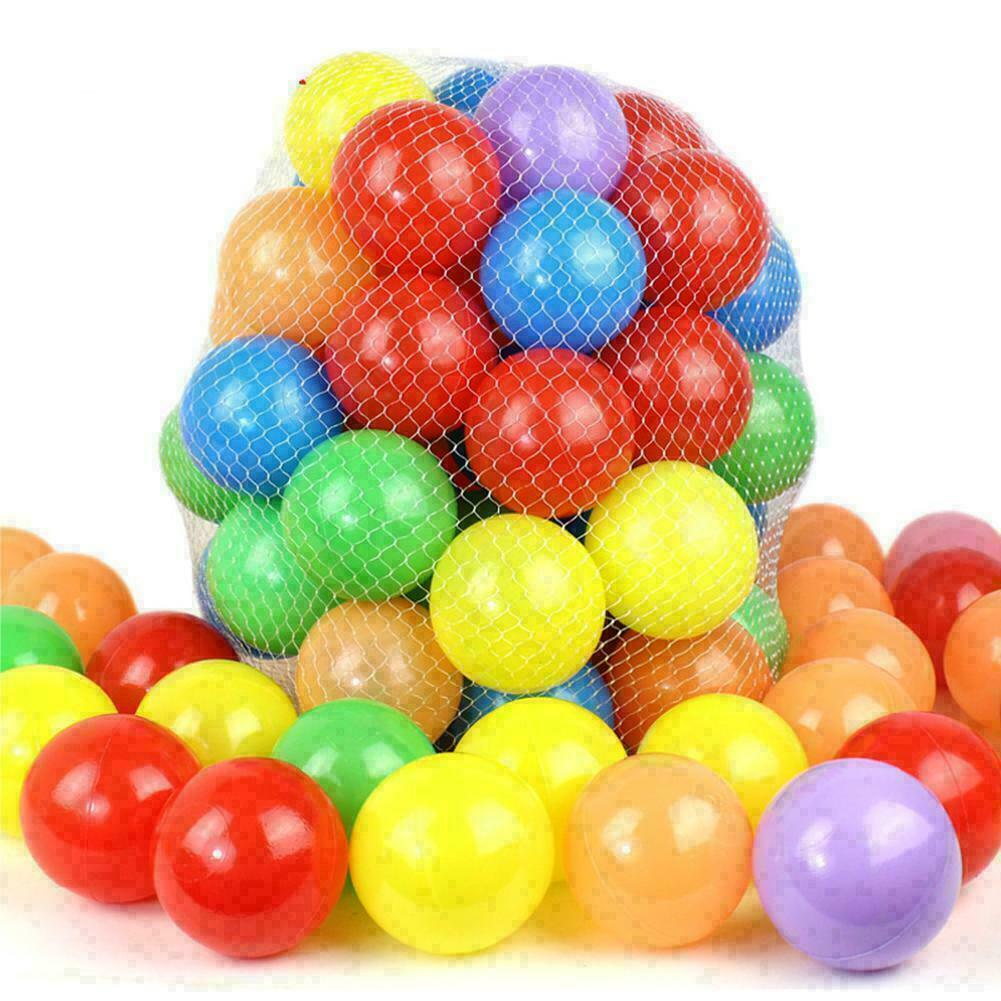 8CM Plastic Pit Balls For Children Ball Pits Kids Pool Play Multi Coloured R9X5
