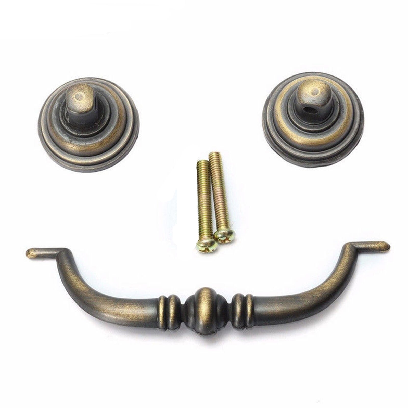 3.5" Dresser Pulls Drawer Bail Pull Cabinet Door Handle Drop Zinc Alloy x1 New