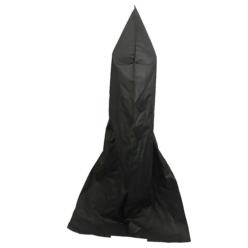 Black Parasol Cover Garden Umbrella Protective Weather Cover Waterproof