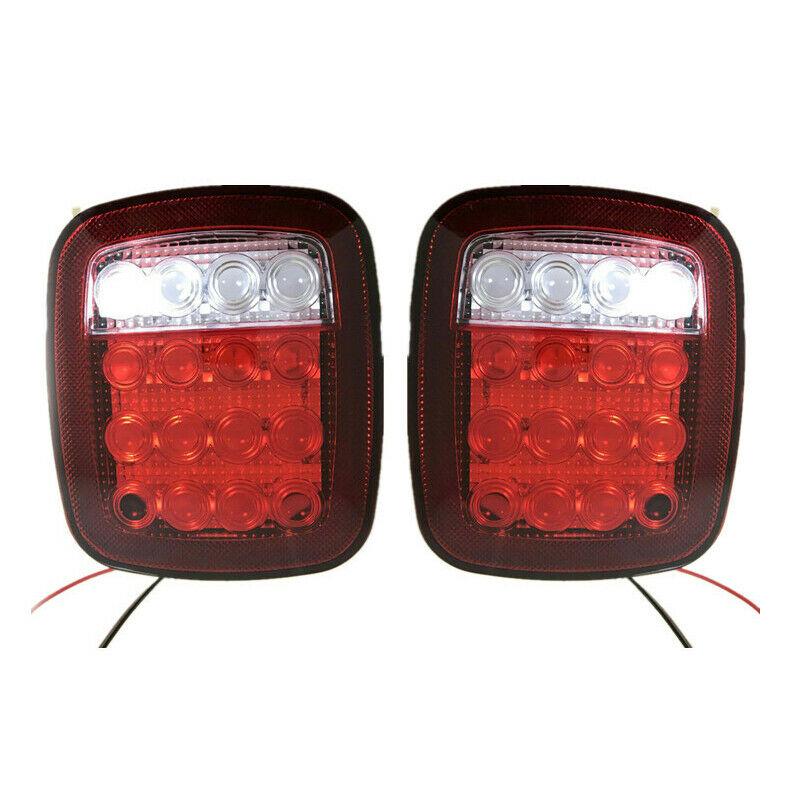 16LED Stop Tail Light Brake Lamp Turn Reverse Fit For Jeep Wrangler TJ CJ 76-06