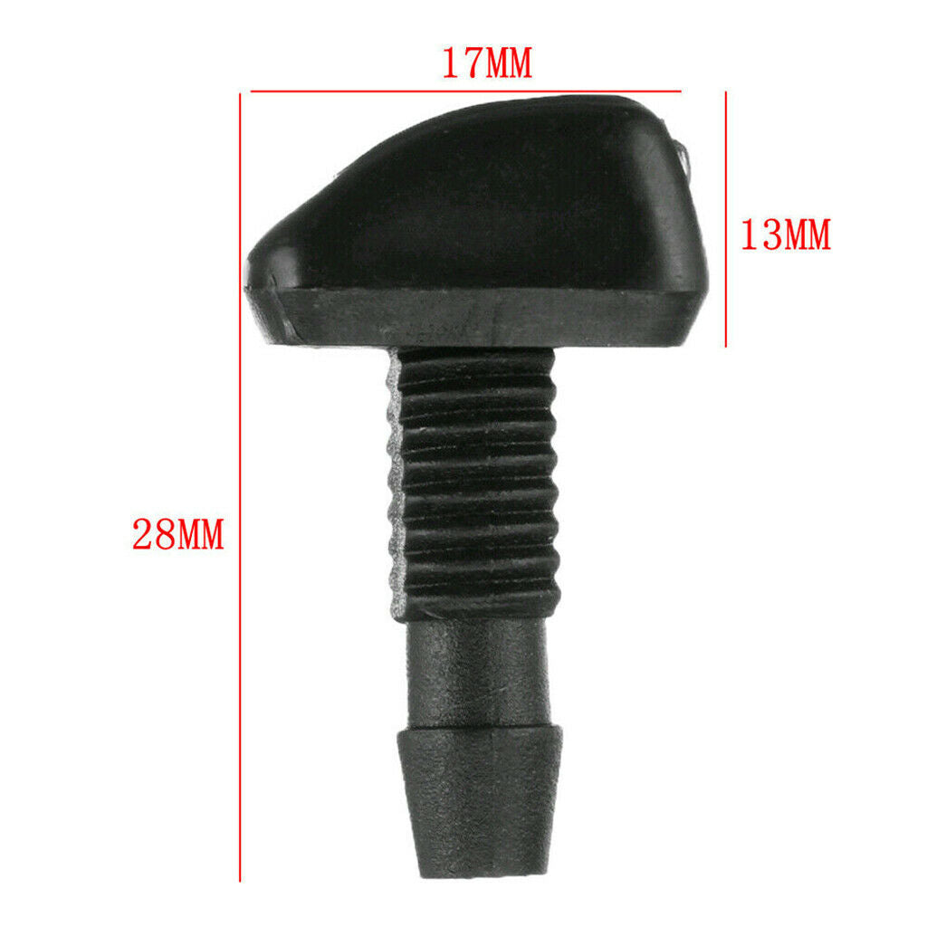 28mm Universal Car Windscreen Washer Wiper Sprayer Nozzle Front Window Spray Jet
