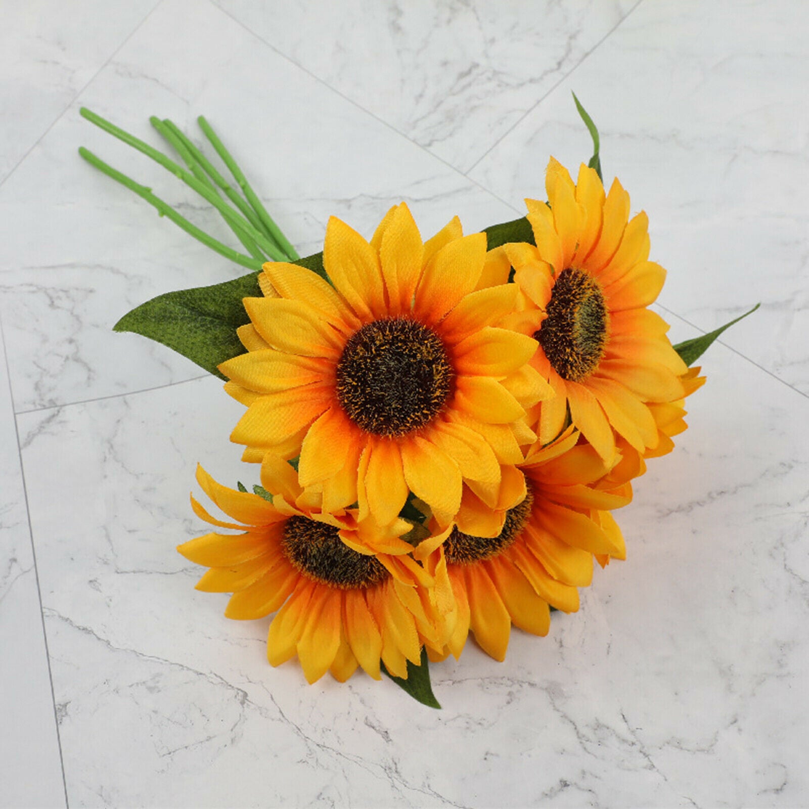 Artificial Silk Sunflower Faux Flowers Bouquet Table Centerpiece Party Decor