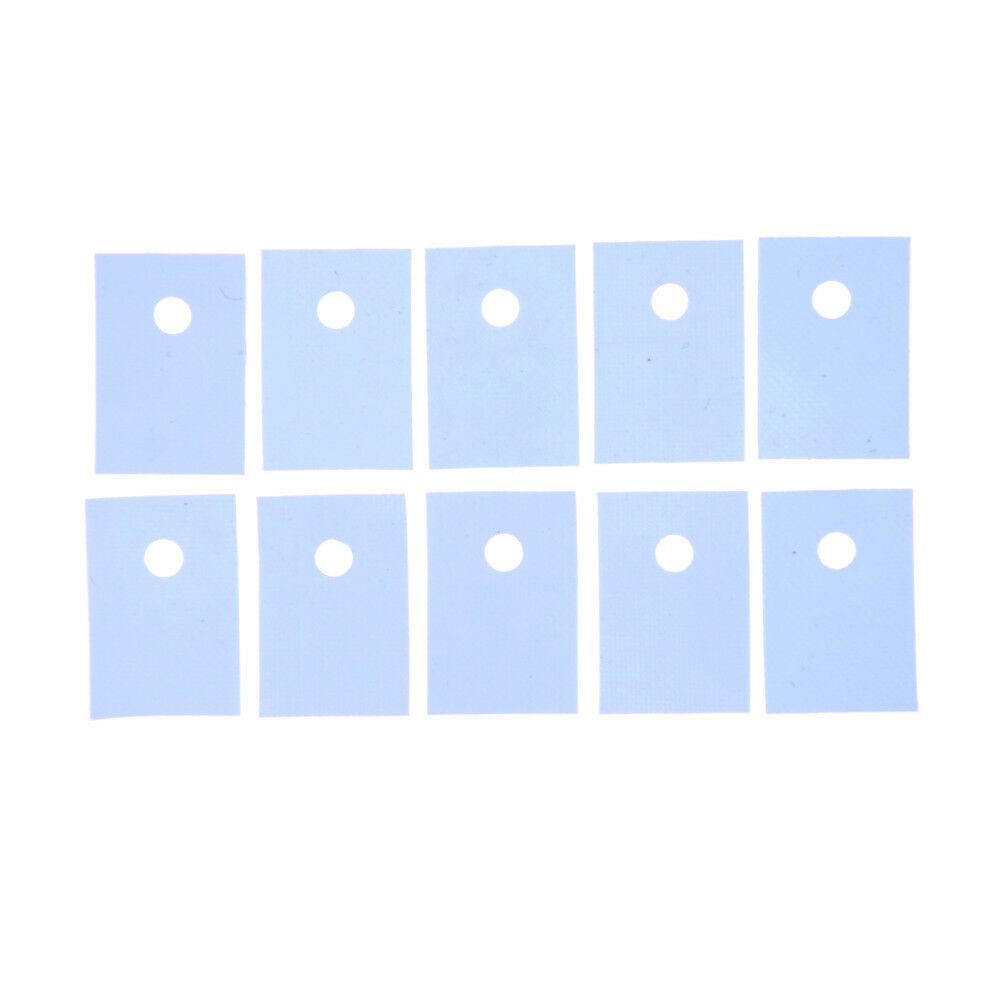 100pcs TO-220 Silicon Rubber Pad Insulation Silicon Heatsink Silicon Shee.l8