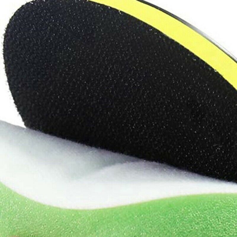 Car Polishing Sponge Plate Flat Wave Polishing Pad Sponge Wheel Set 2 Inch 16 X2