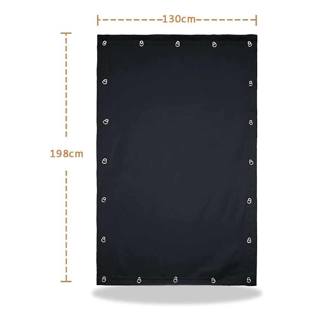 Room Darkening Anti UV Paper Shade Blind Curtain 77.95x51.18inch. - Black