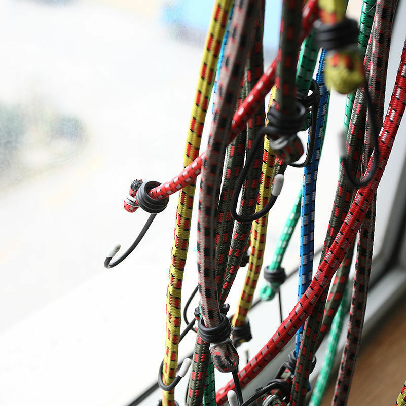 Elastic Bungee Cords Hooks Bikes Rope Tie Luggage Car Strap Roof Rack A Lt