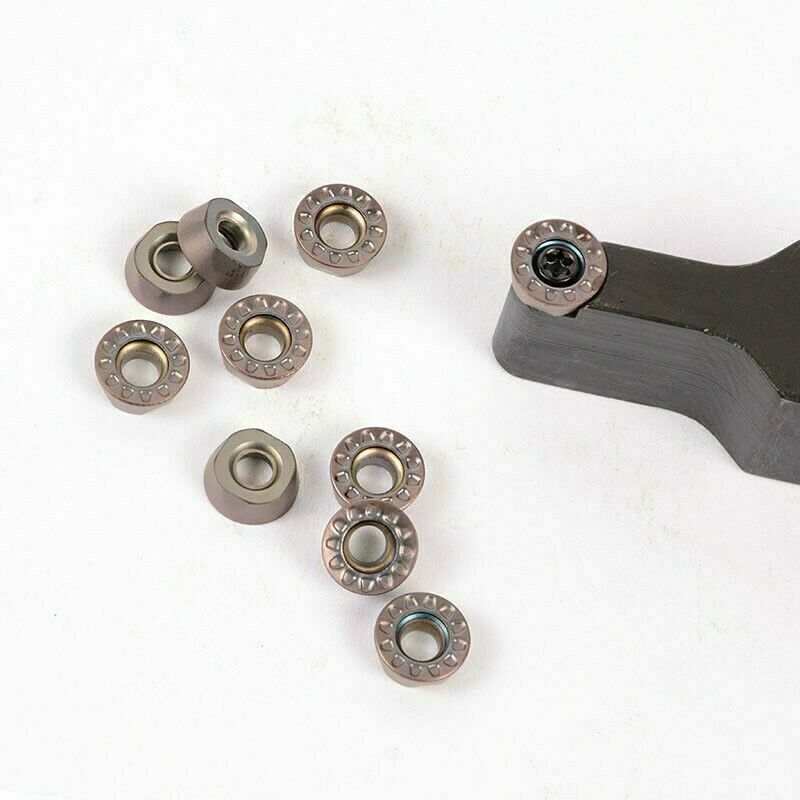 45° SRDPN 1616H08 5/8"External Turning Tool Holder +RPMT08T2MOE-JS BP1125 insert