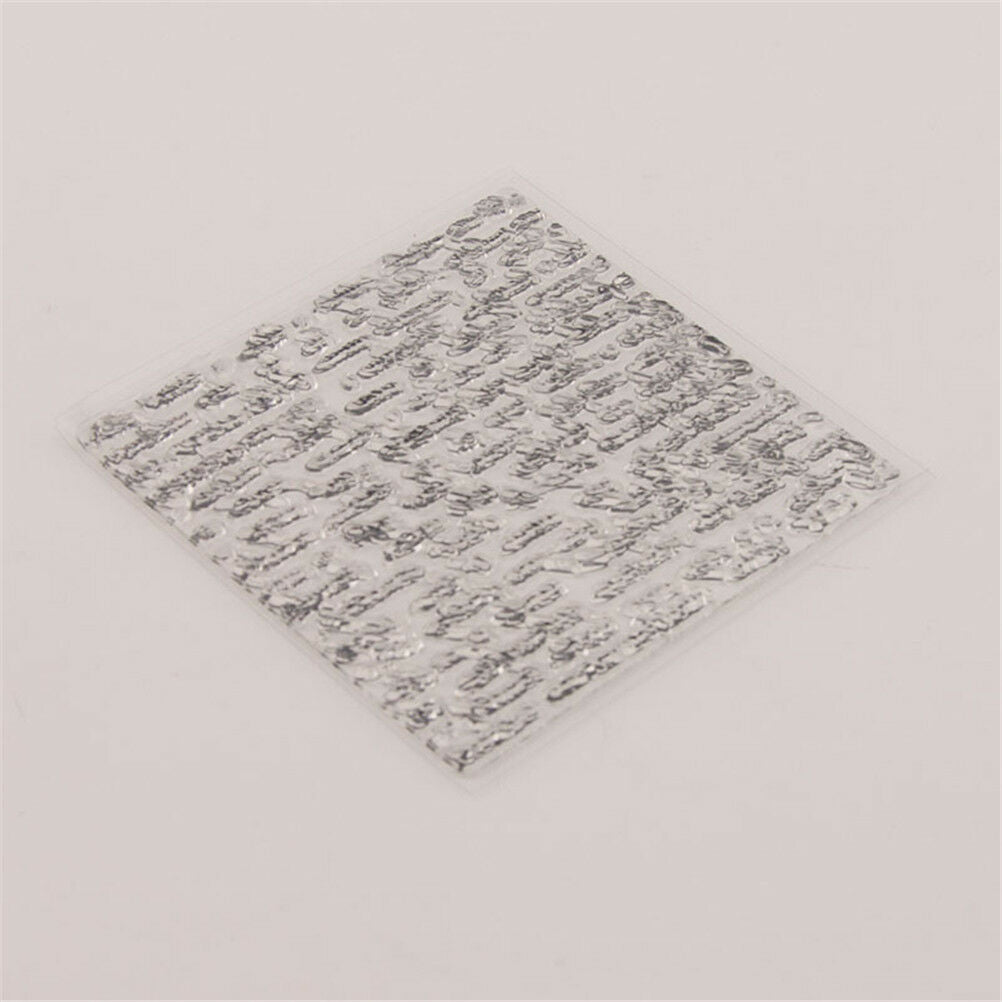 Literal Rubber Clear Stamp Cling Seal Scrapbooking Diary Card DIY Decor Craft Pb