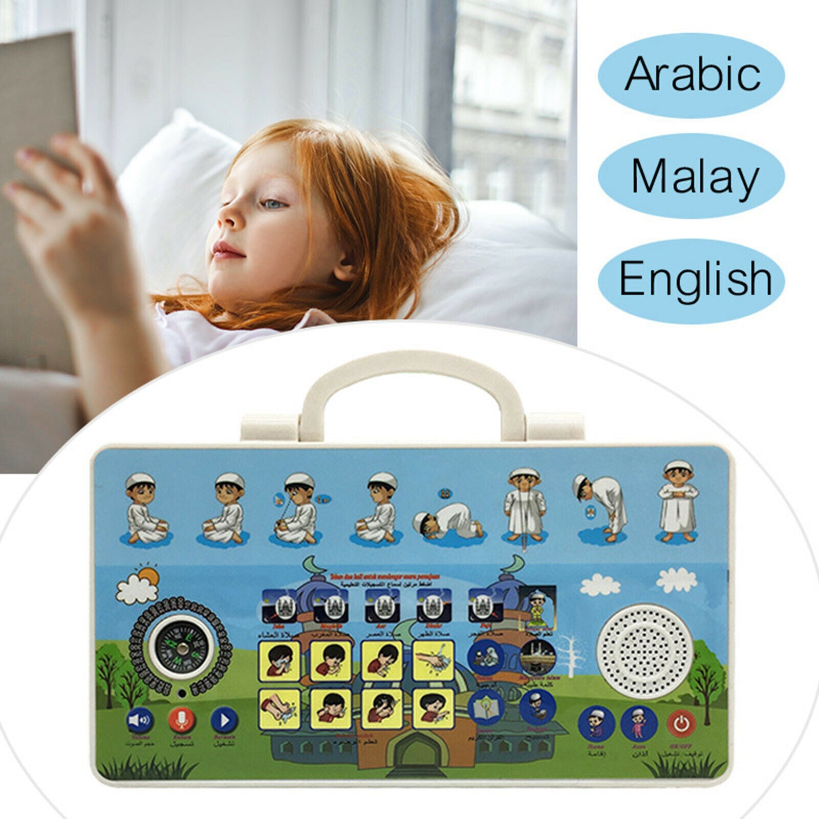 3 Language Learning Machine Early Educational Koran Toys 3 Years Old Above