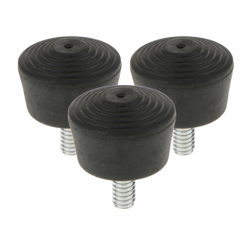 Set of 3, Tripod Feet and 1/4" Thread Screw for Nikon Manfrotto Arca Swiss