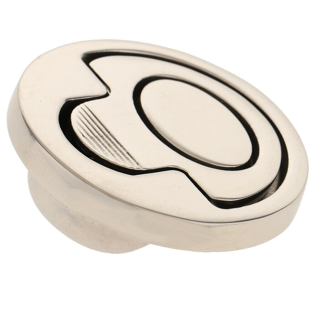 316 S.S. Round Ring Pull w/ Spring Loaded Lift Handle