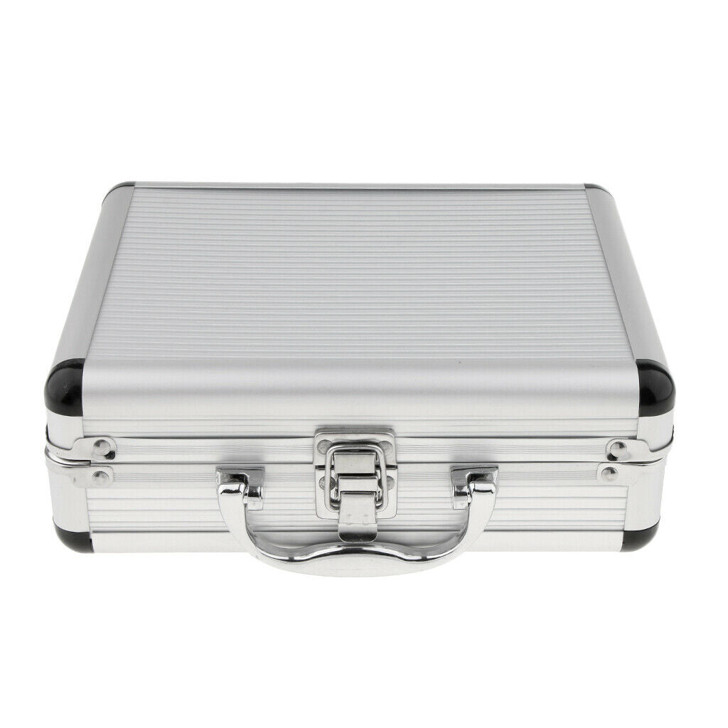Aluminum Travel Tattoo Machine Kit Train Case Carrying Box Organizer Holder