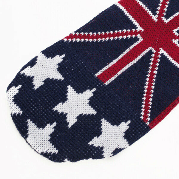 Turtleneck Dog Sweater Clothes w/ UK Flag Pattern -  XS