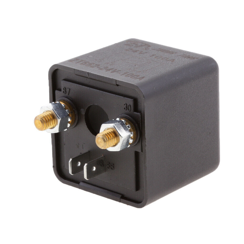 Heavy High Current 4-Pins DC 24V 100A Relay Switch for Car Truck Motorcycle