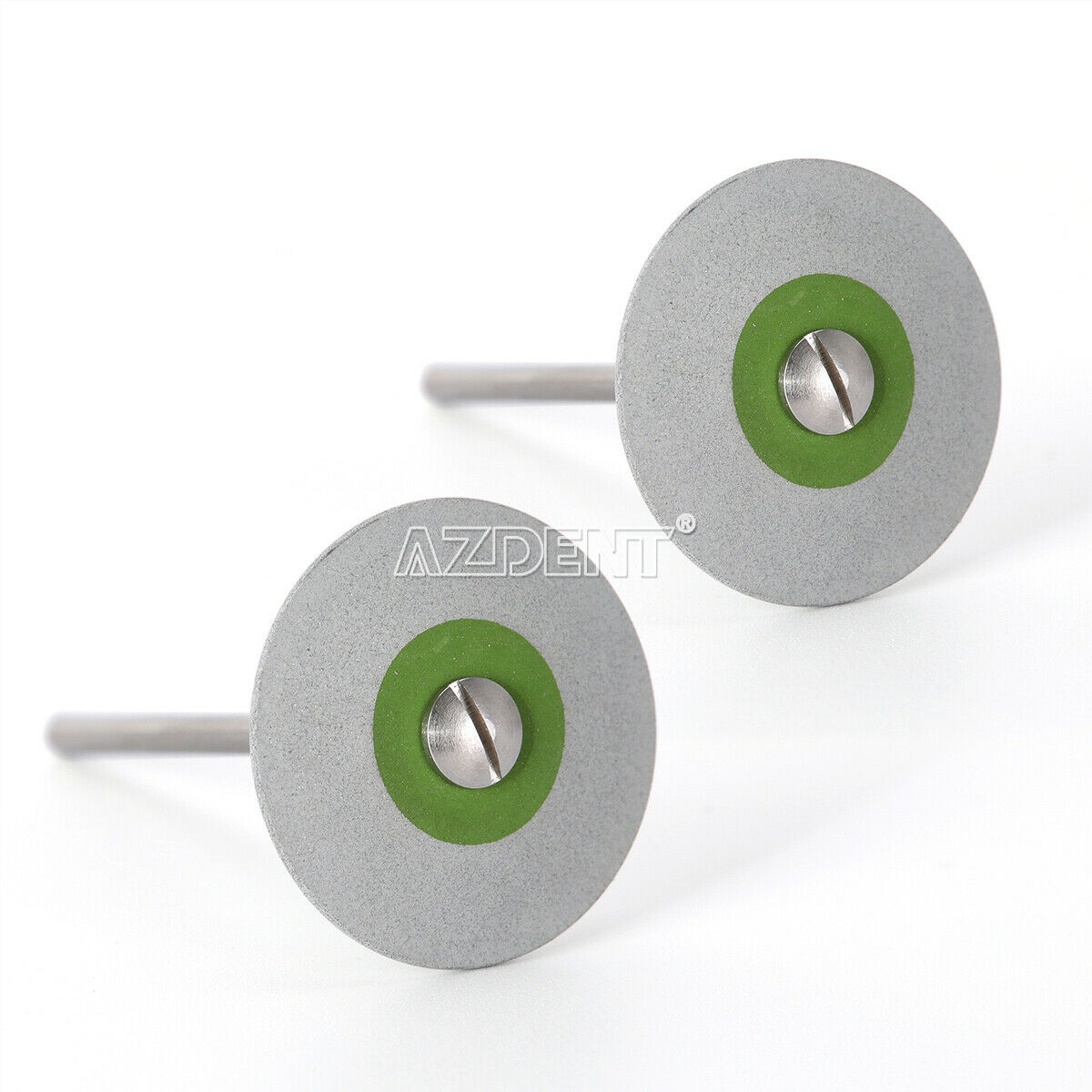 3X Dental Rubber Diamond Polisher Wheel Disc For Porcelain Grey 26mm