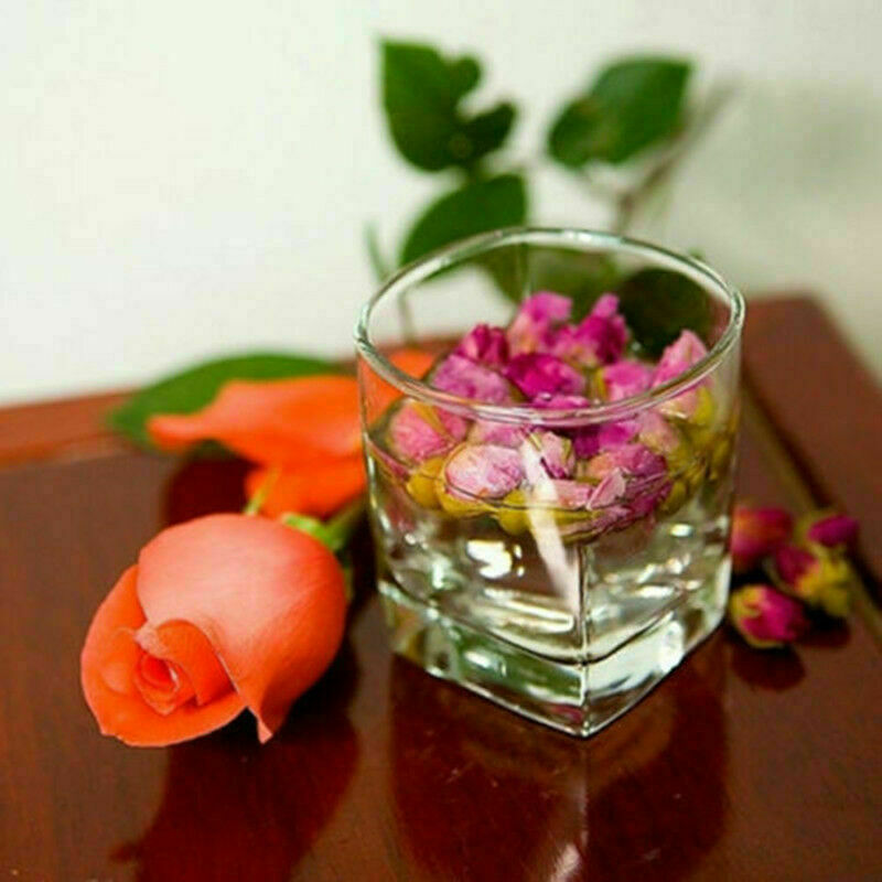 50g Organic Red Rosebud Rose Buds Flower Floral Herbal Dried Health Tea