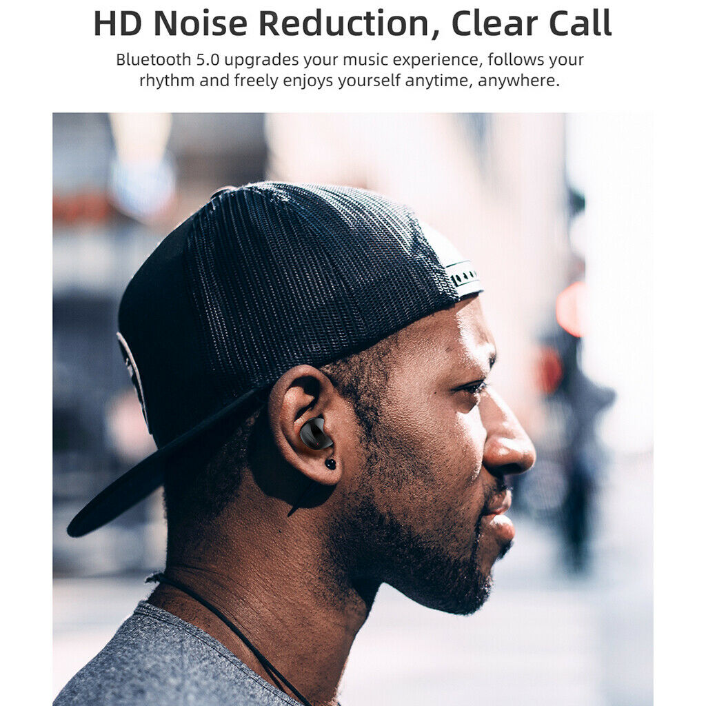 Wireless Earbuds Bluetooth 5.0 Earphones Deep Bass Stero Sound Mini Headsets