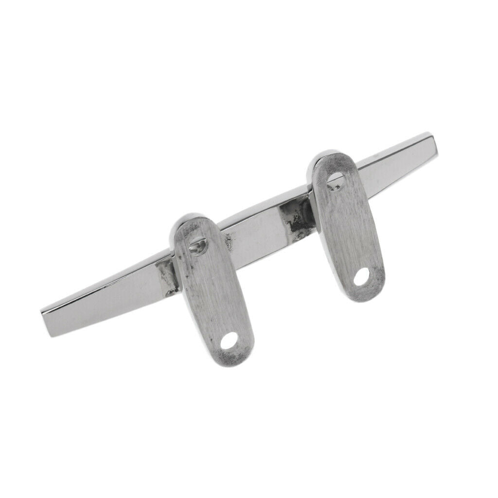 Marine Stainless Steel Mooring Dock Deck Line Rope Cleat 5" Boat Accessory