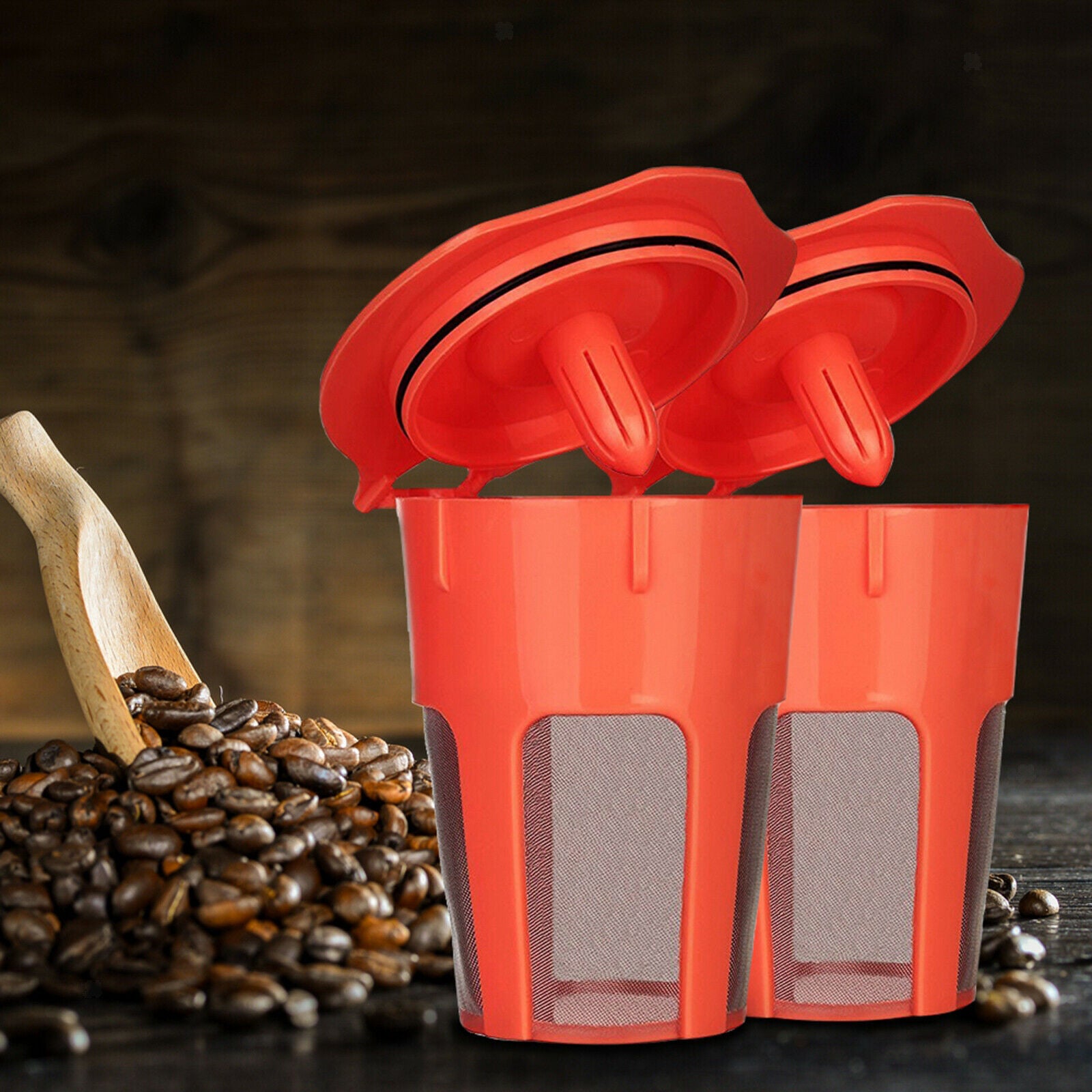 2x Reusable K Cups Refillable Kitchen Accessories for K500 K400 K300 K200