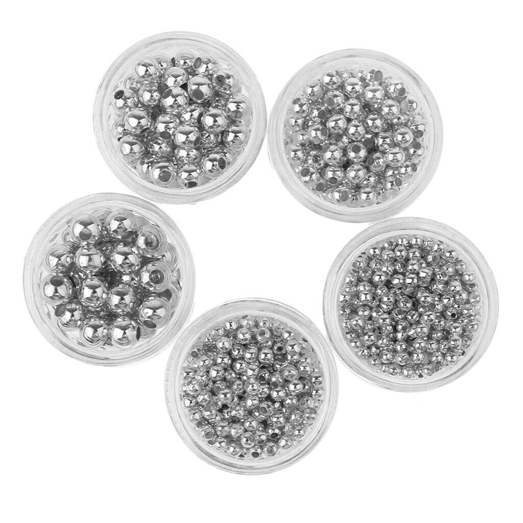 15 Bottles Bulk Size 2mm-5mm Rondelle Loose Spacer Beads DIY Findings Making