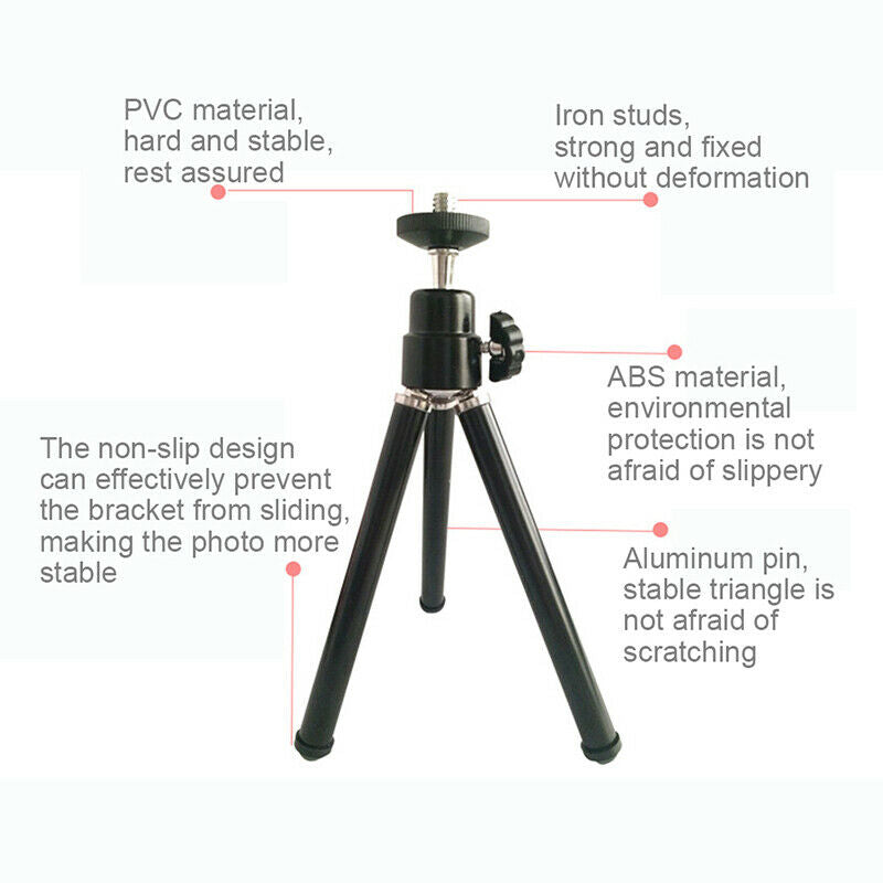 Mini  Extendable Tripod Stand For Digital Cameras Phone Portable 13-20cm .l8