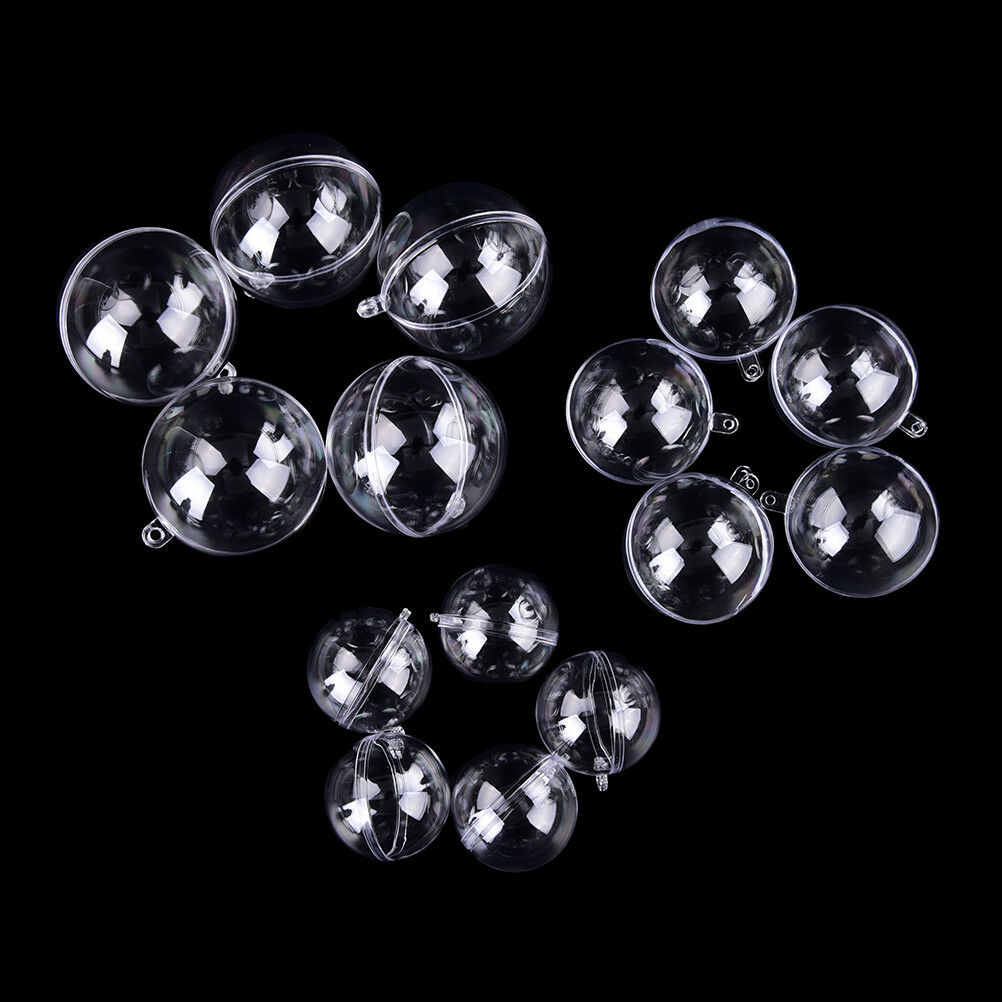 Bath Bomb Molds Christmas Ball Ornaments 3 Size with 15 set Cclear Plastic BDAU