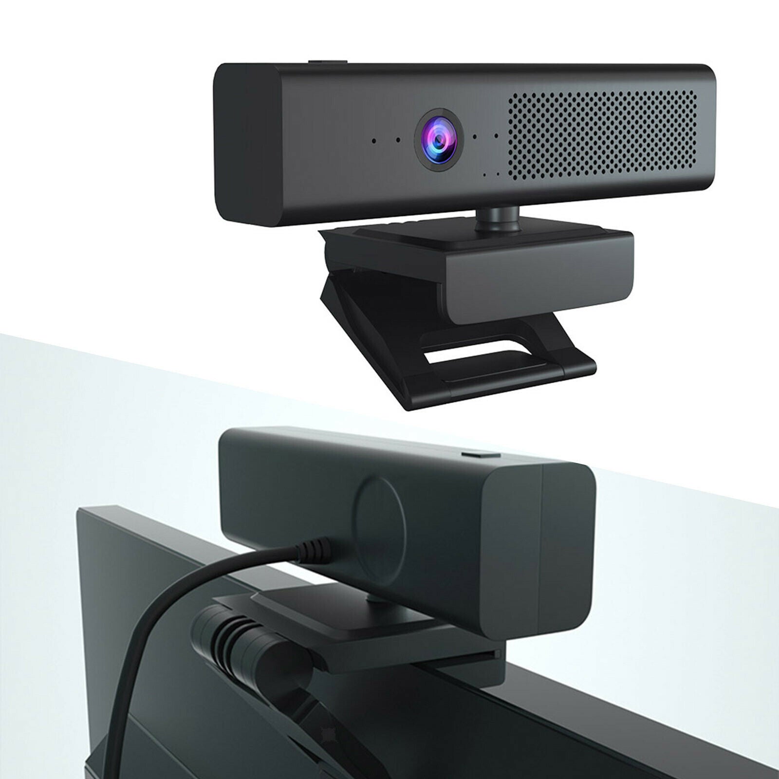 Autofocus Webcam 90-Degree Wide View Angle Adjustable for Windows Laptop