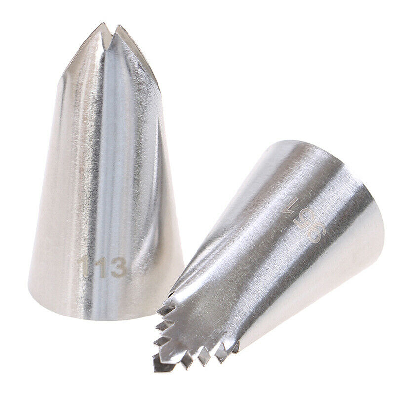 3pcs #95#951#113 Leaves Nozzle Icing Piping Nozzles For Decorating Cakes .l8