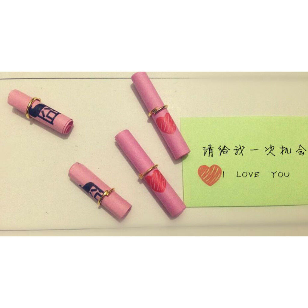 100pcs Wish Paper Scrolls for Wish Bottle Charms Wedding Party Decoration