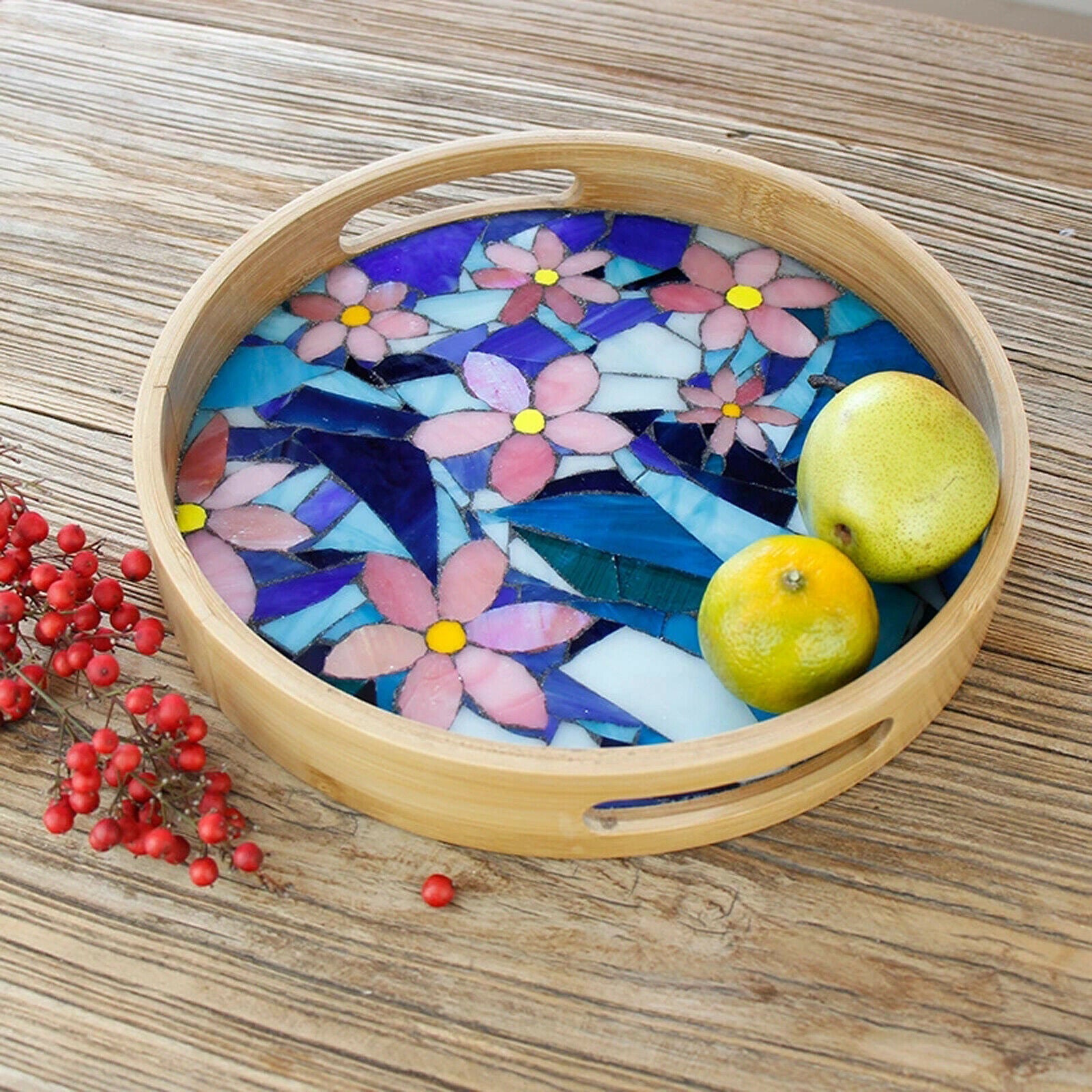 150Pack Mixed Colors Mosaic Tiles Stained Glass Stepping Stones Decoration