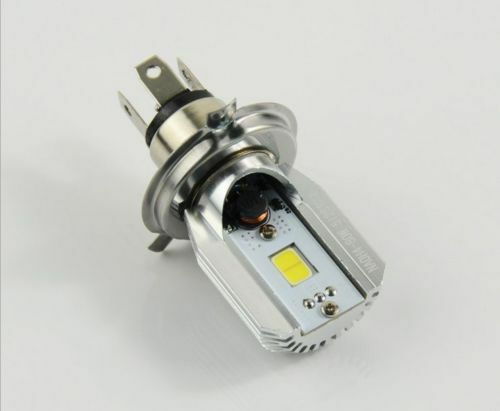 H4 White 6000K LED Motorcycle Hi/Lo Beam Headlight Front Light Bulb 6W COB Lamp