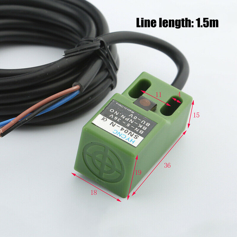 36Vdc 3-Wire Cnc Proximity Sensor Switch Detection Distance