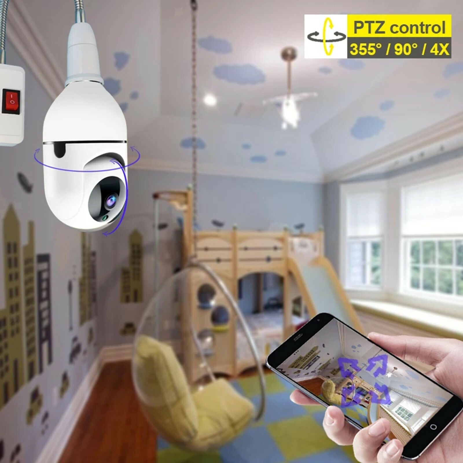 WiFi Camera IP Security Camera Wireless Baby Monitor Auto Tracking Outdoor
