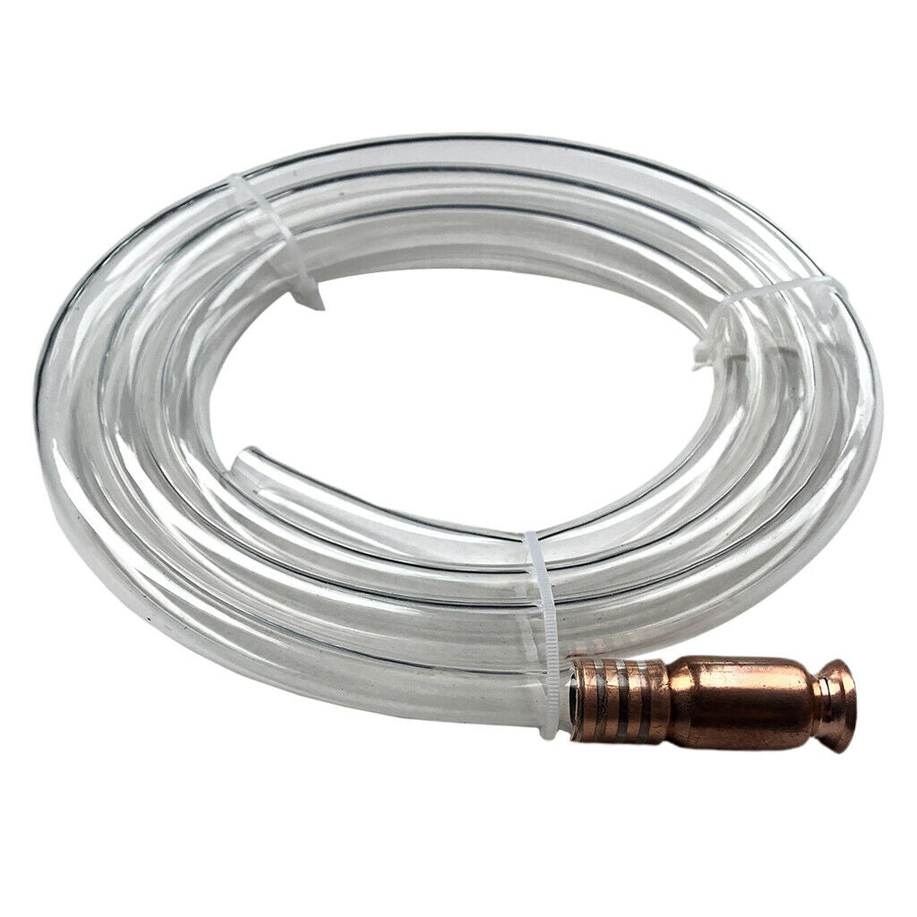 Liquid Fluid Petrol Jiggle Transfer Syphon Drainer Pump Clear Hose