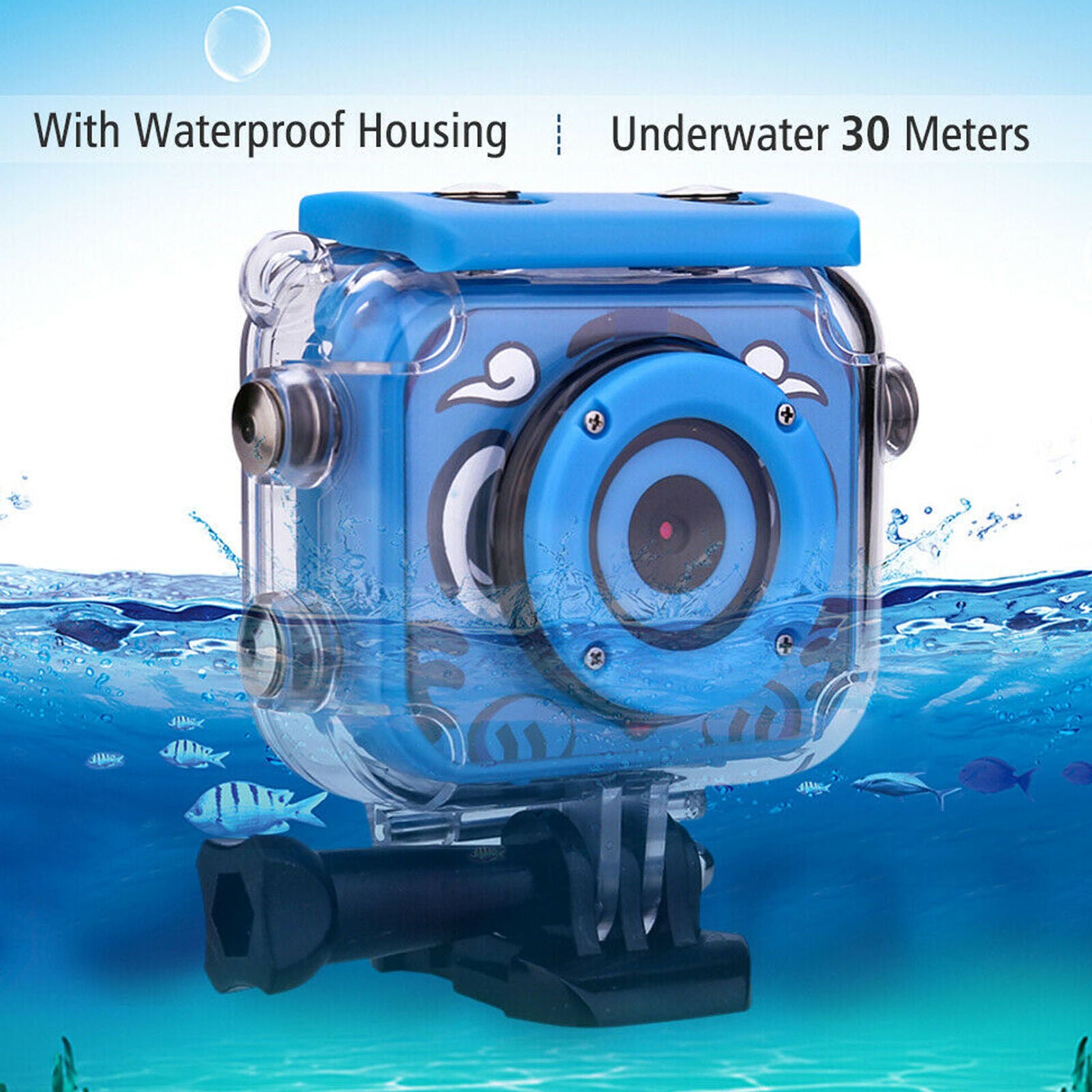2" LCD 1080P 12MP 32G Digital Video Action Sports Camera Waterproof For Kid M6I9