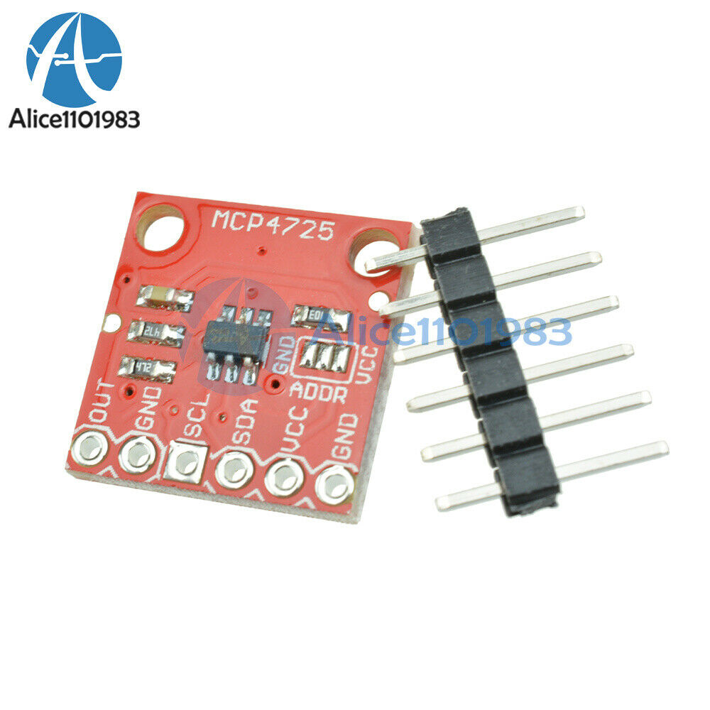 10PCS MCP4725 I2C DAC Breakout Development Board module 12Bit Resolution