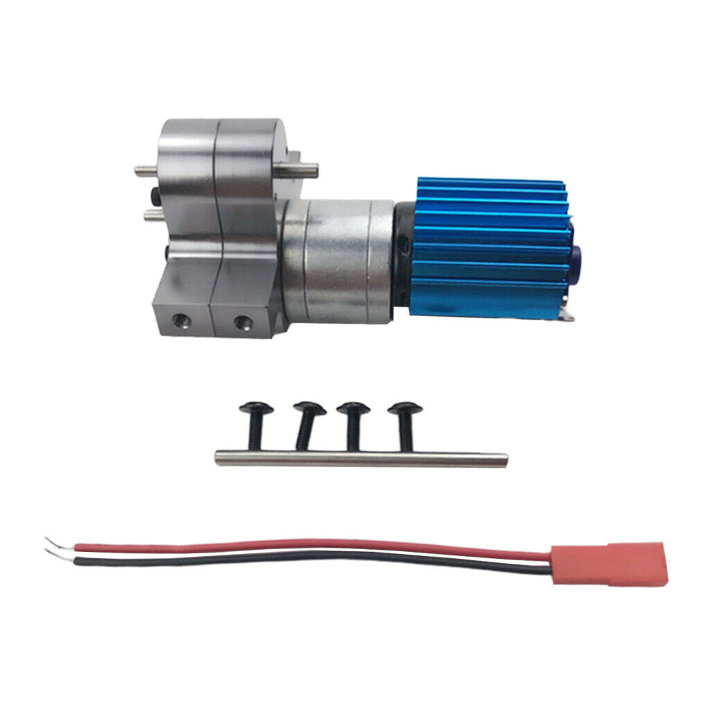 4WD 6WD Transfer Case with Motor for WPL RC Car Truck Upgrade Accessaries